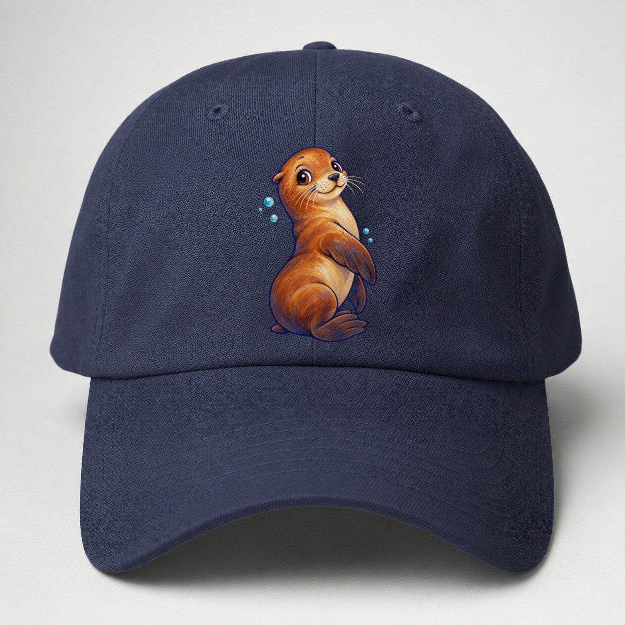 Sea Lion Upright Twist Sea Sprite Baseball Cap – Twilight Navy
