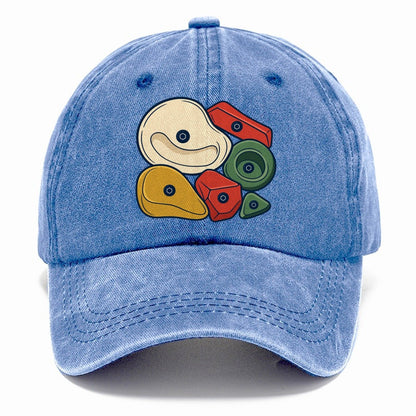 Hold Cluster Rock Climbing Classic Cap – Summer Sky