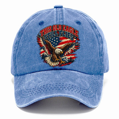 This Old Eagle Still Flies Old Man Strong Classic Cap – Summer Sky