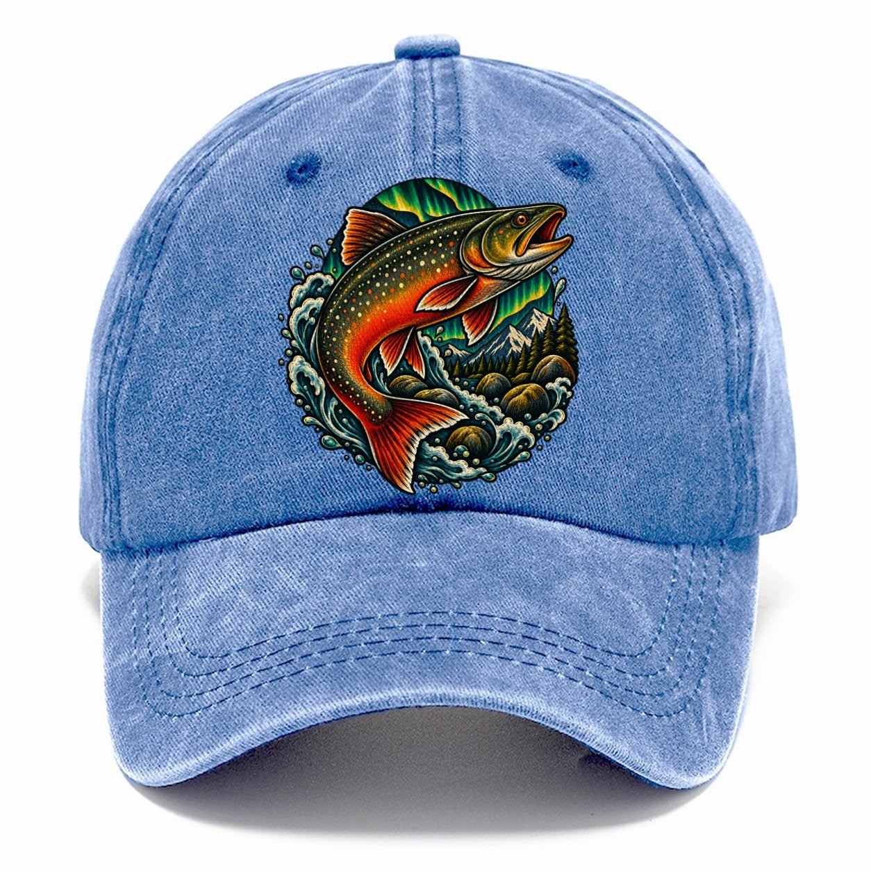 Arctic Char Glow Fishing Club Classic Cap – Summer Sky