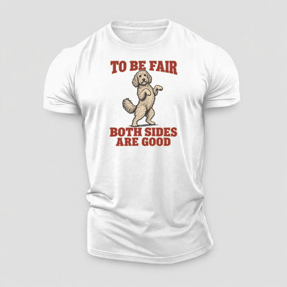 Goldendoodle Dog Declarations Cotton T-Shirt – White