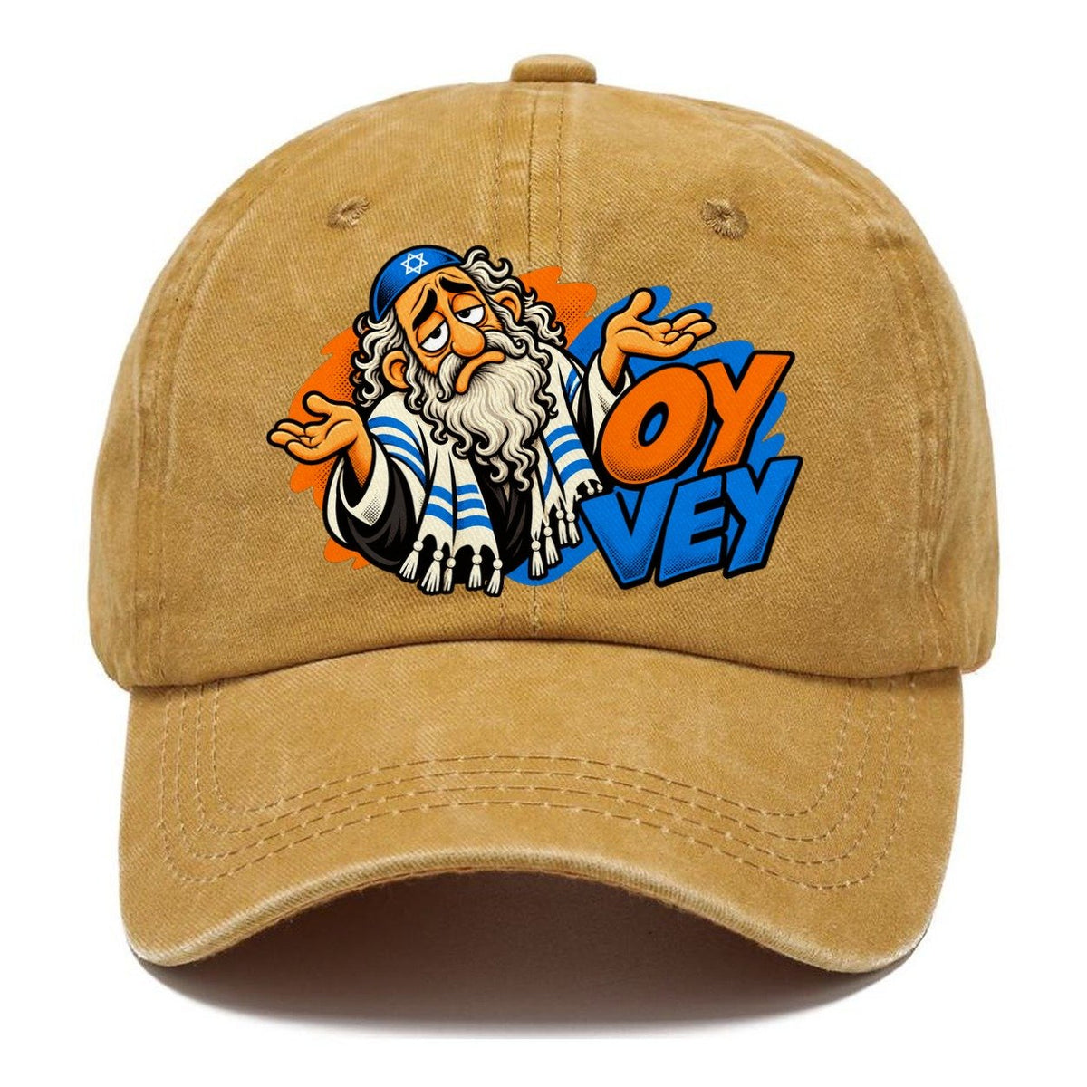 Oy Vey Drama Judaism Heritage Pop Art Classic Cap – Golden Harvest