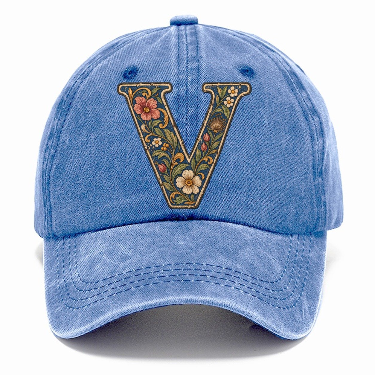 Wildflower V Monogram Classic Cap – Summer Sky
