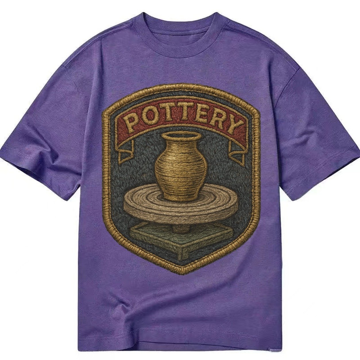 Pottery Wheel Classic T-shirt – Purple