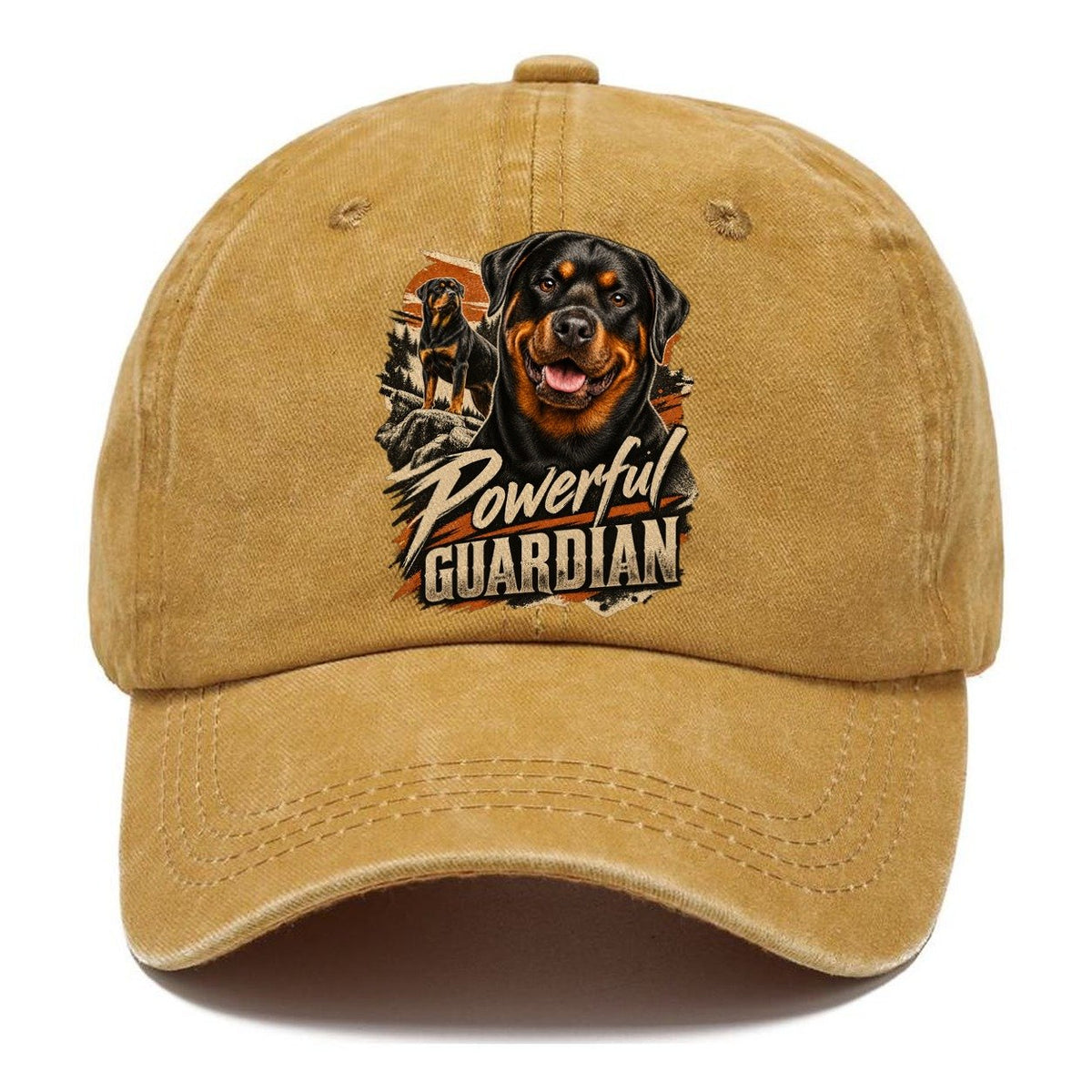 Powerful Guardian Rottweiler Classic Cap – Golden Harvest