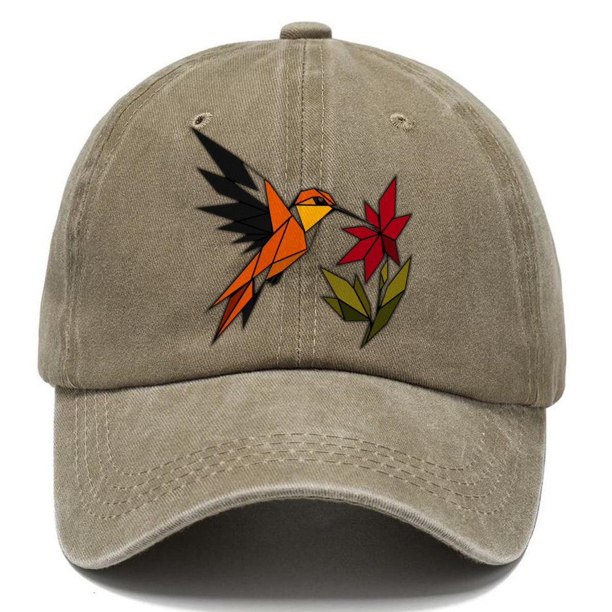 Hummingbird Hover Classic Cap – Warm Sand