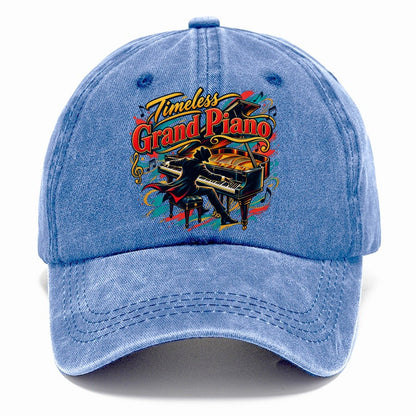 Timeless Grand Piano Music Instruments Classic Cap – Summer Sky