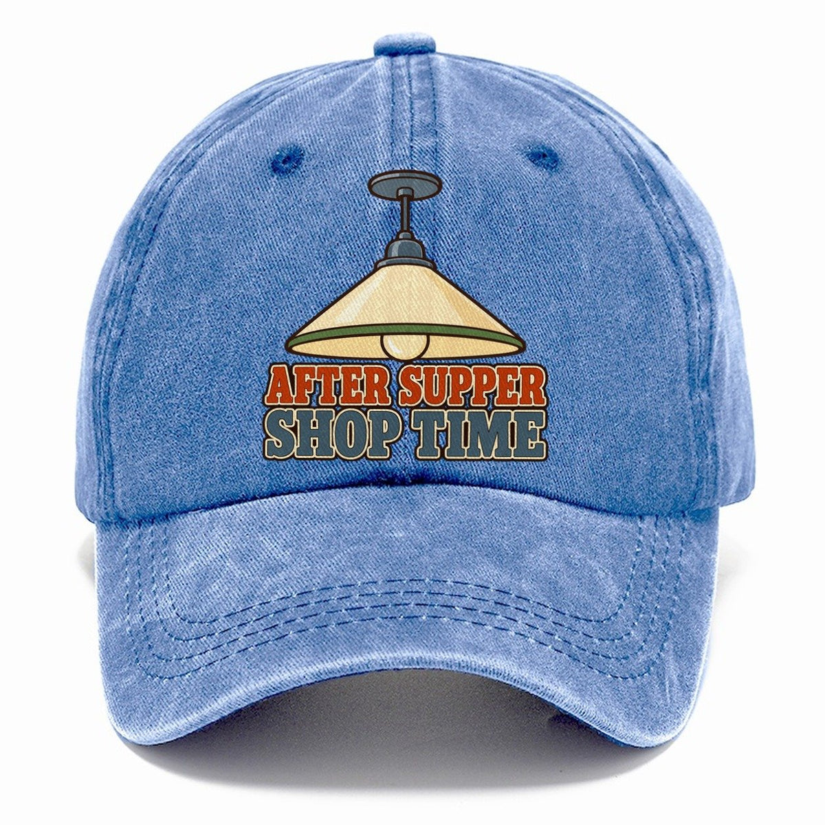 After Supper Shop Time Woodworking Classic Cap – Summer Sky