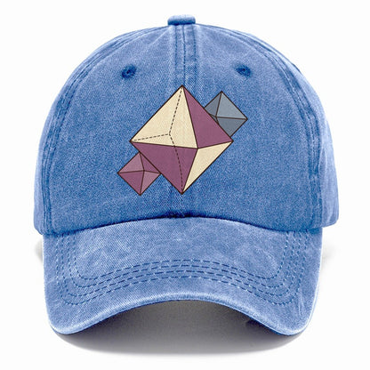 Fluorite Crystal Geometry Rocks And Minerals Classic Cap – Summer Sky