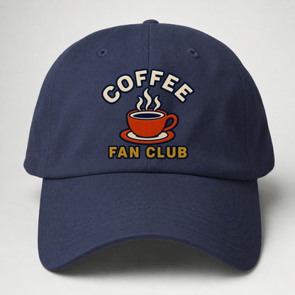 Coffee Fan Club Baseball Cap – Twilight Navy