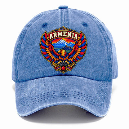 Armenia Retro Badge Country Logos Classic Cap – Summer Sky
