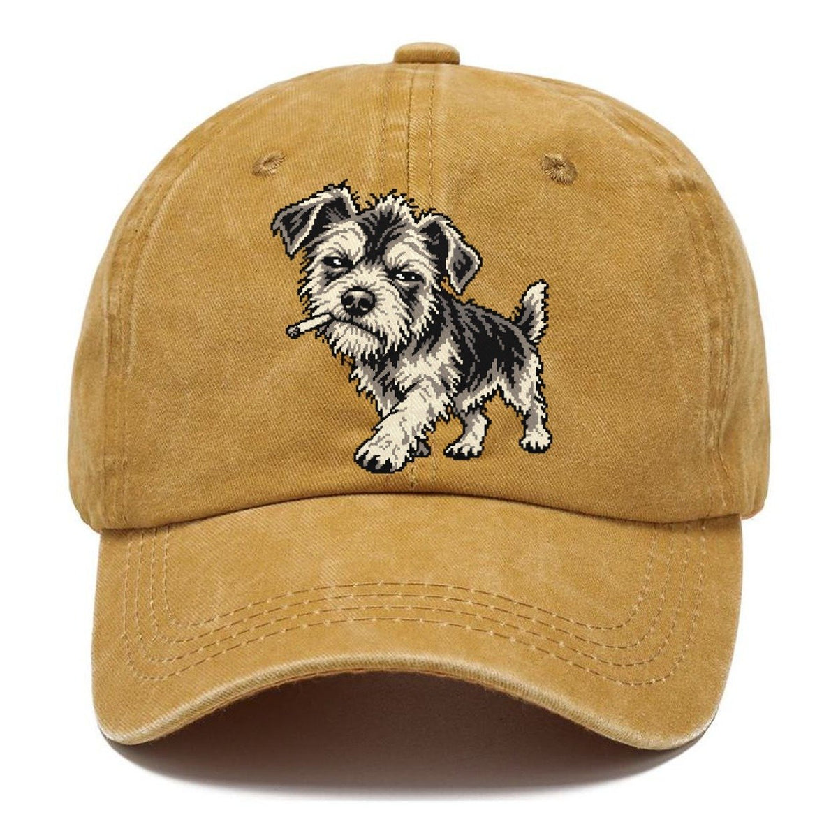 Scruffy Dog with Cigarette Classic Cap – Golden Harvest