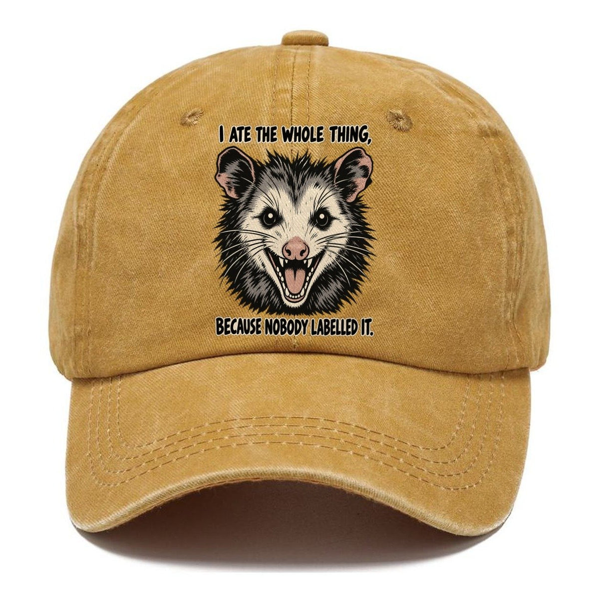 I Ate The Whole Thing Feral Logic Classic Cap – Golden Harvest