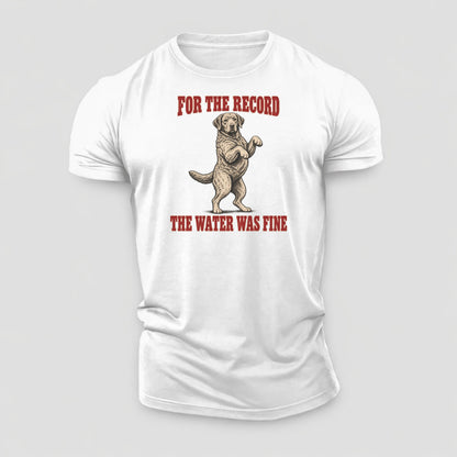 Chesapeake Bay Retriever Dog Declarations Cotton T-Shirt – White