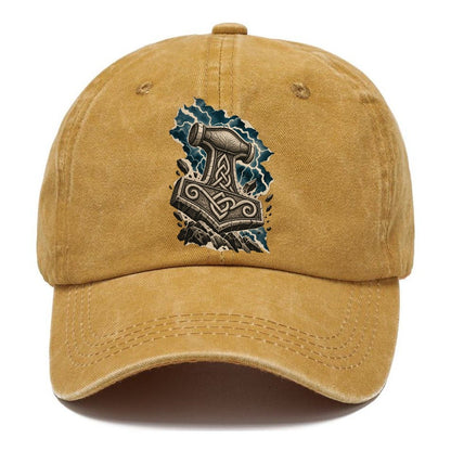 Mjolnir Hammer Celtic Knotwork Classic Cap – Golden Harvest