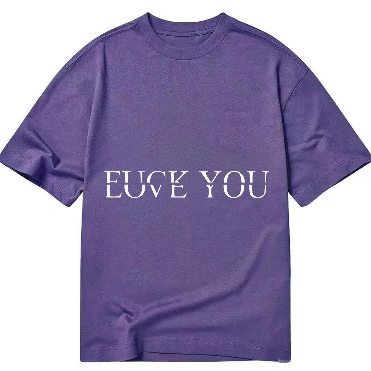 Fuck Love You Classic T-shirt – Purple