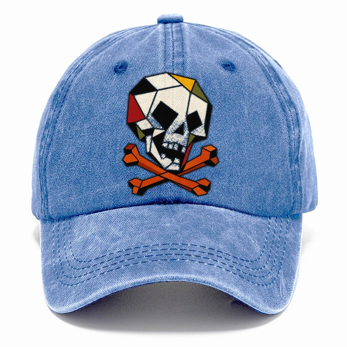 Pirate Skull Crossbones Classic Cap – Summer Sky