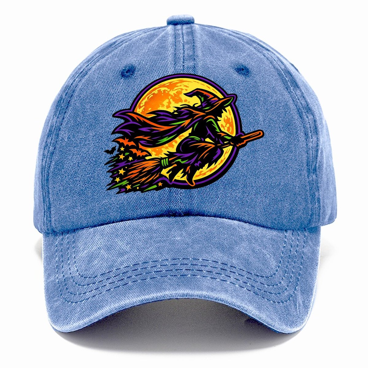 Flying Witch Moon Classic Cap – Summer Sky