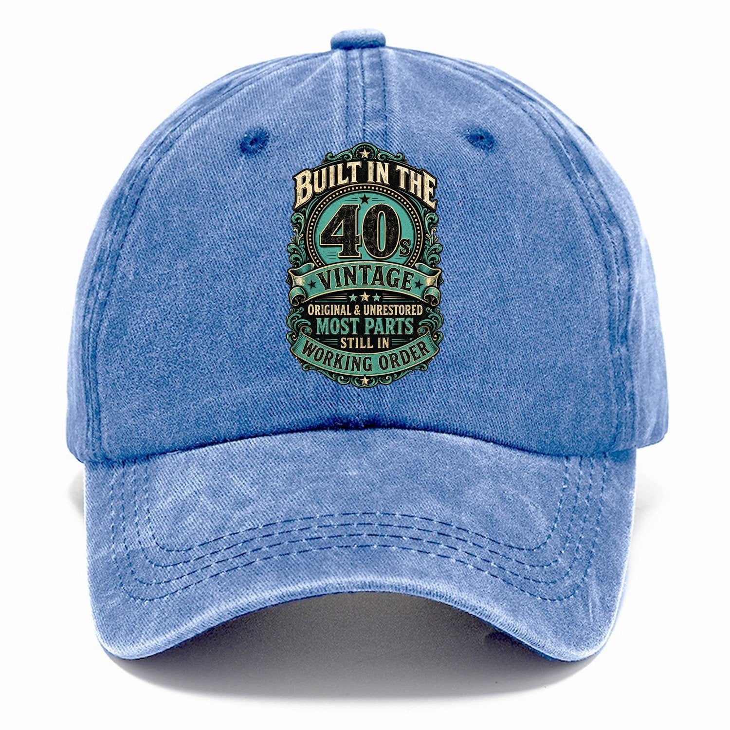 Built In The 40s Vintage Working Order Classic Cap – Summer Sky