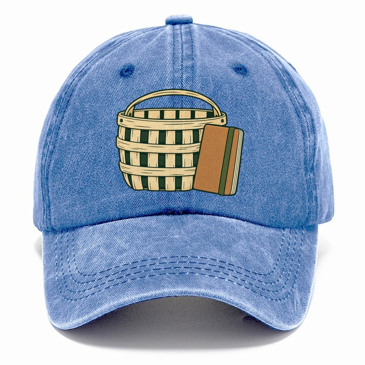 Basket And Field Notebook Foraging And Mycology Classic Cap – Summer Sky