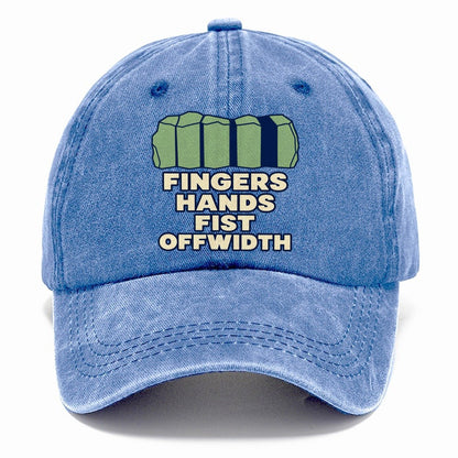Crack Size Taxonomy Rock Climbing Classic Cap – Summer Sky