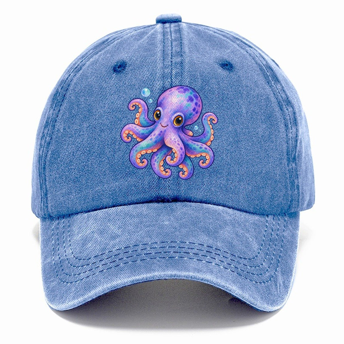 Octopus Playful Pinwheel Sea Sprite Classic Cap – Summer Sky