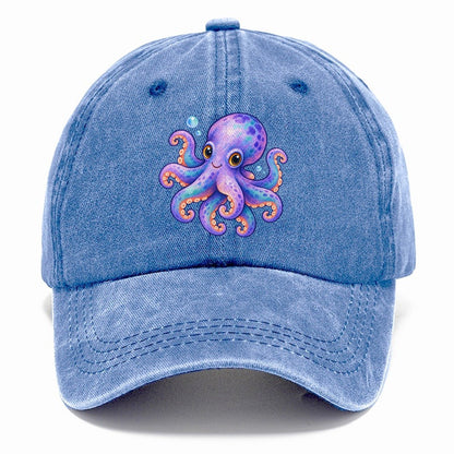 Octopus Playful Pinwheel Sea Sprite Classic Cap – Summer Sky