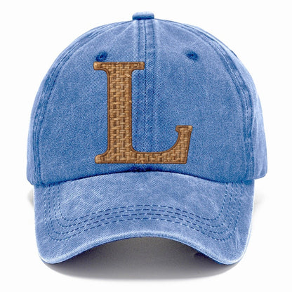 Woven Tweed L Monogram Classic Cap – Summer Sky