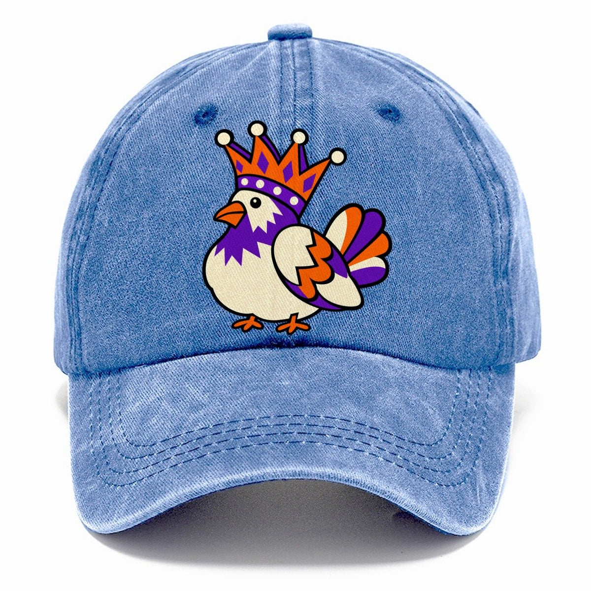 Pigeon With A Crown Crazy Styles Classic Cap – Summer Sky