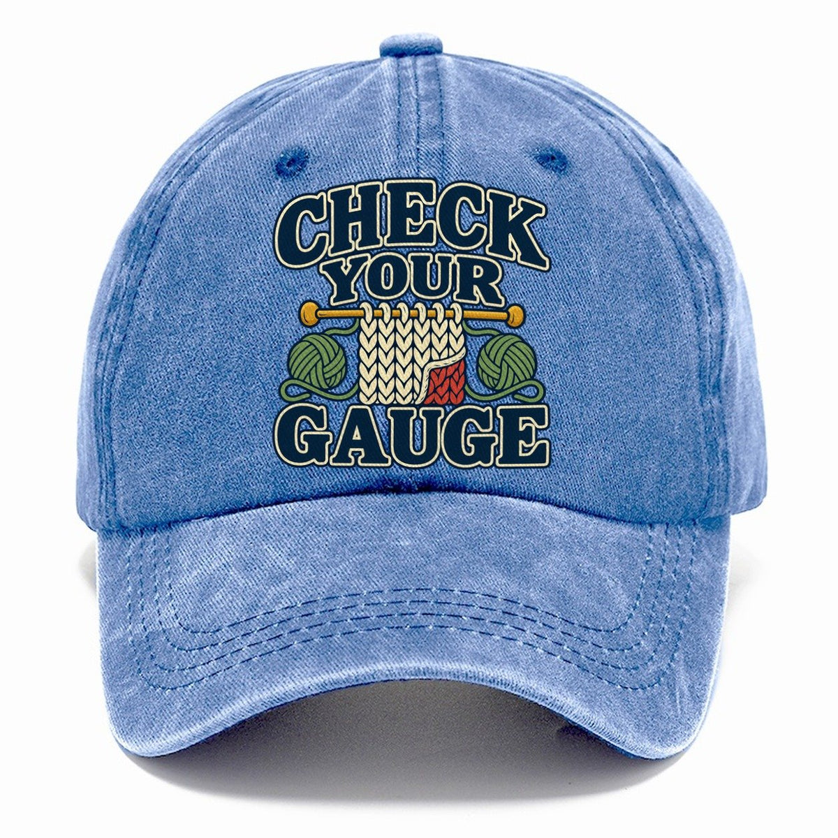 Check Your Gauge Yarn Crafts Classic Cap – Summer Sky