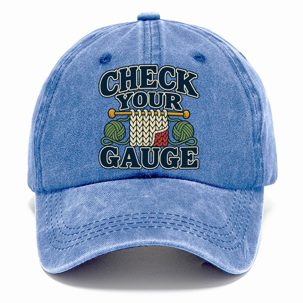 Check Your Gauge Yarn Crafts Classic Cap – Summer Sky
