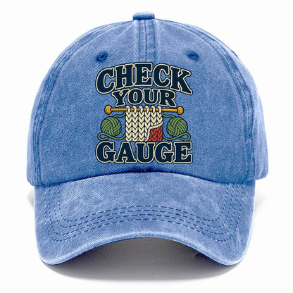 Check Your Gauge Yarn Crafts Classic Cap – Summer Sky