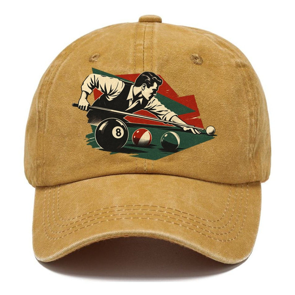 Pool Player with 8 Ball Classic Cap – Golden Harvest