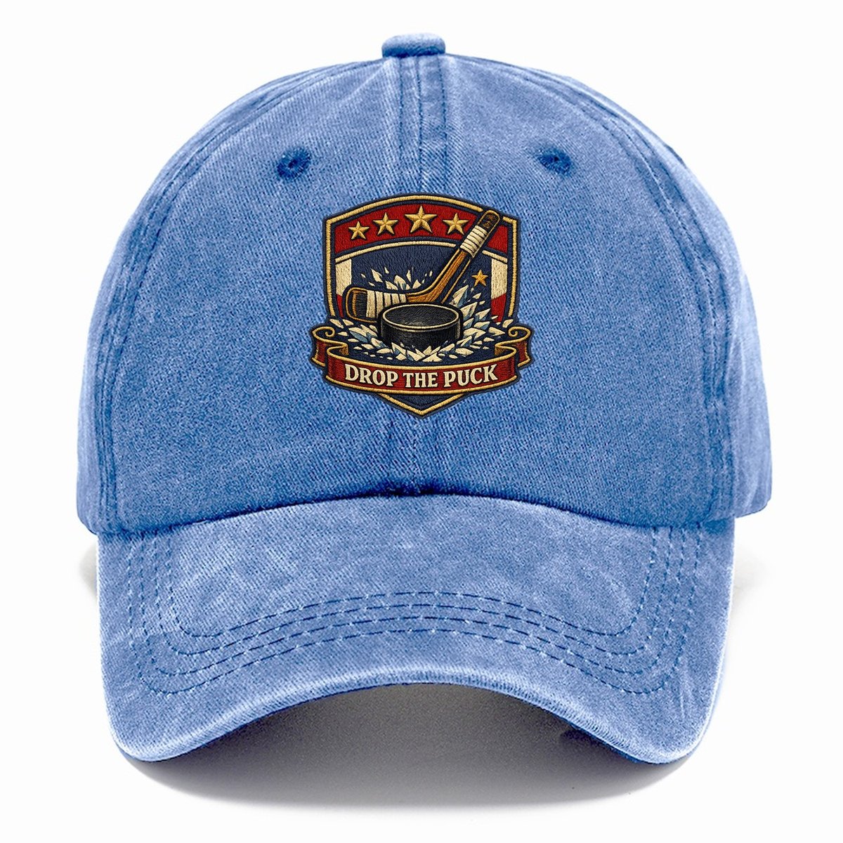 Ice Hockey Player Classic Cap – Summer Sky