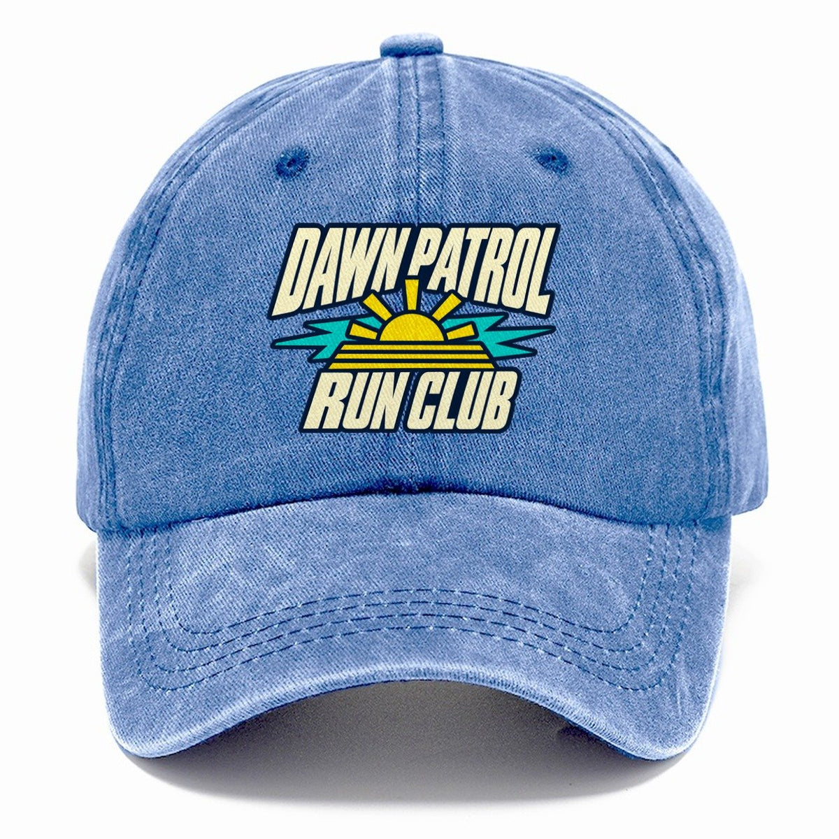 Dawn Patrol Run Club 90S Running Clubs Classic Cap – Summer Sky