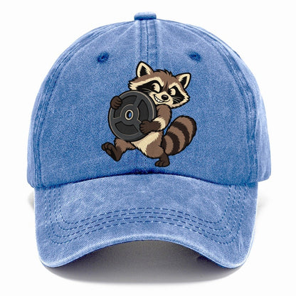 Raccoon Plate Thief Animal Lifters Classic Cap – Summer Sky