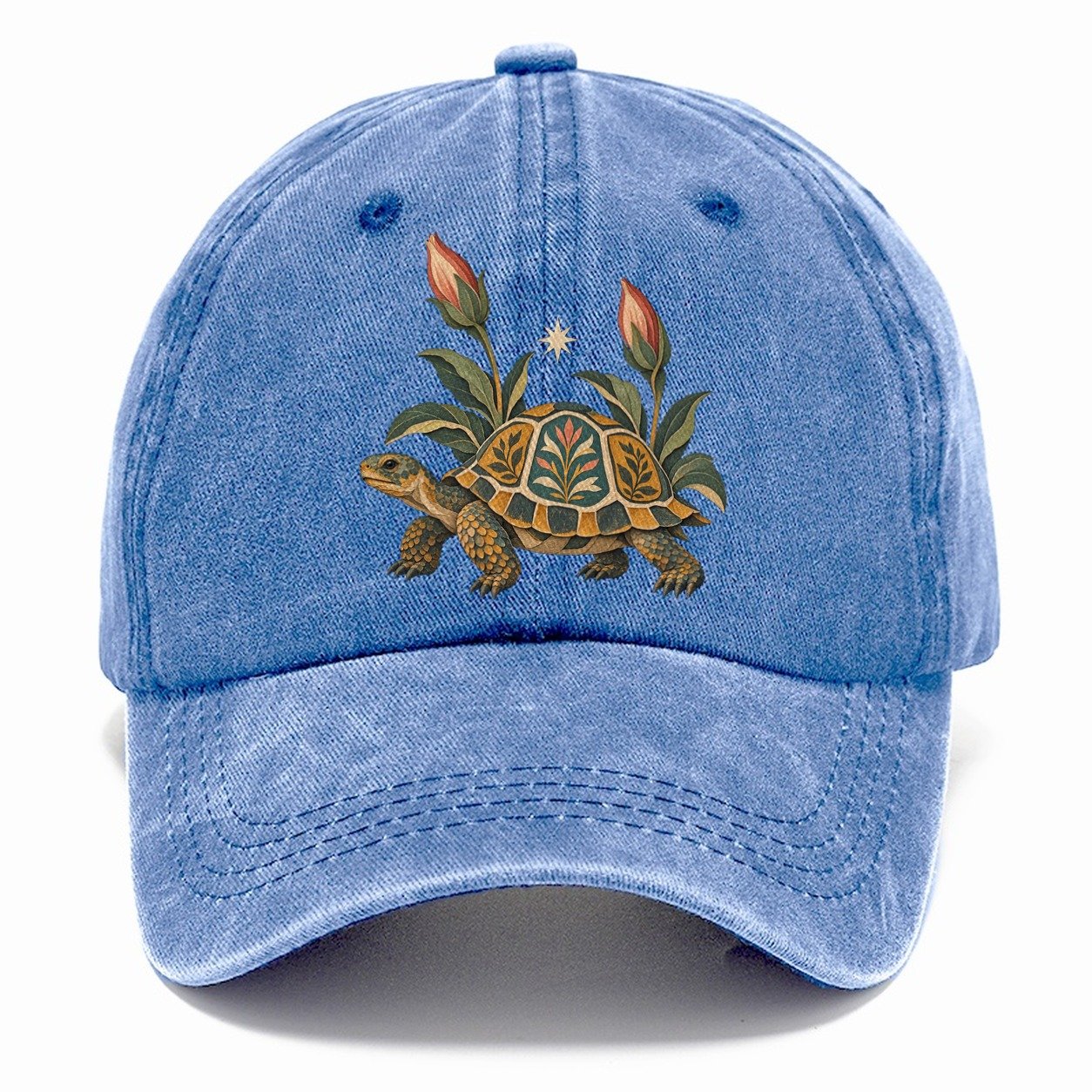 Tortoise Night Garden Gentle Wild Classic Cap – Summer Sky