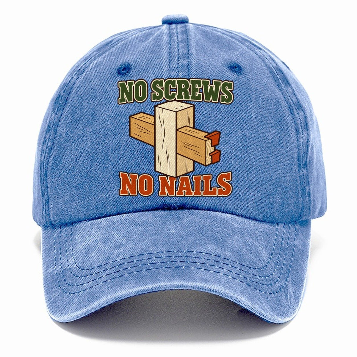 No Screws No Nails Woodworking Classic Cap – Summer Sky