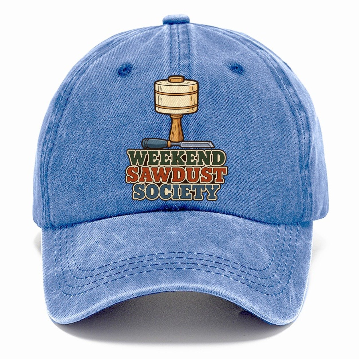 Weekend Sawdust Society Woodworking Classic Cap – Summer Sky