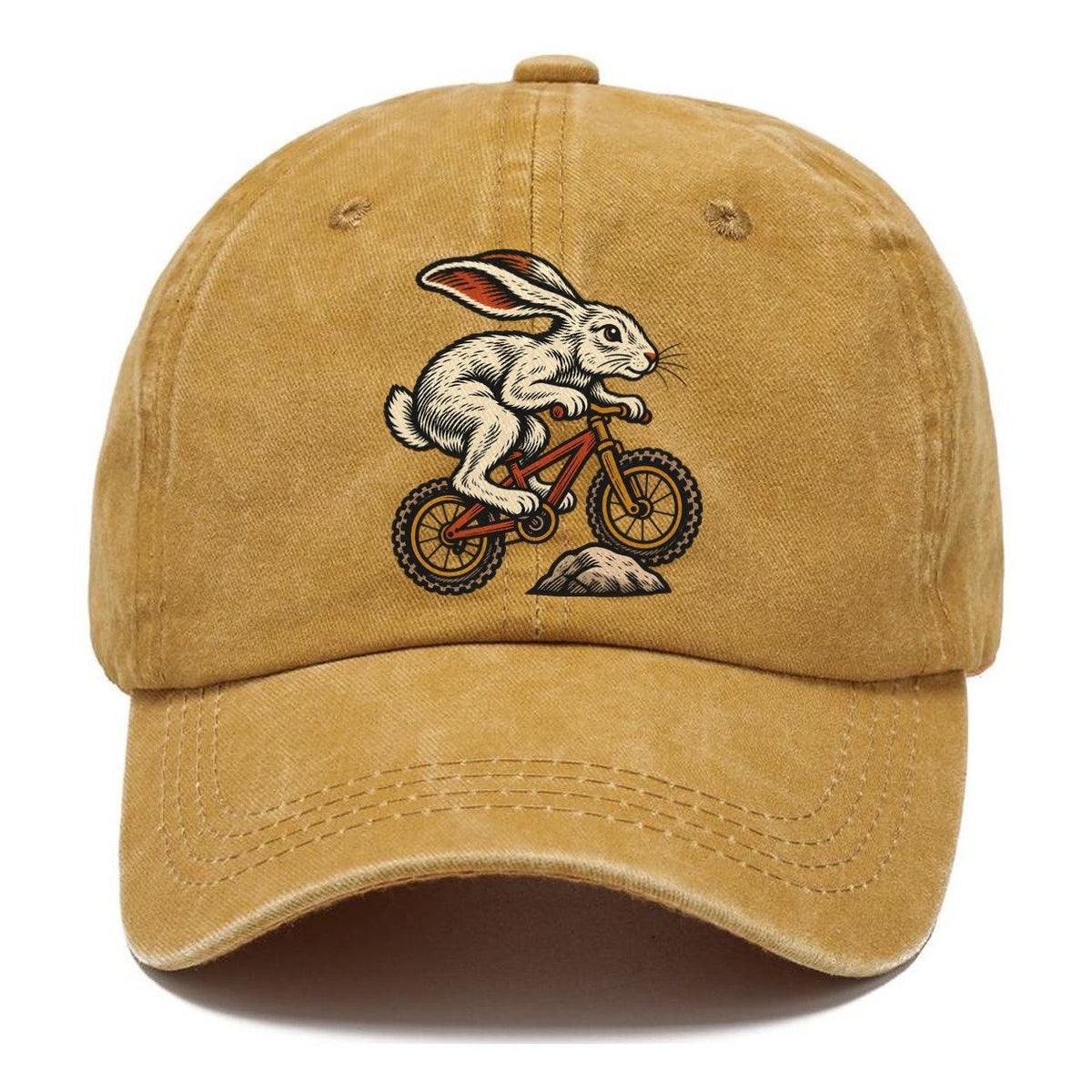 Hare Mountain Biker Sundown Familiars Classic Cap – Golden Harvest