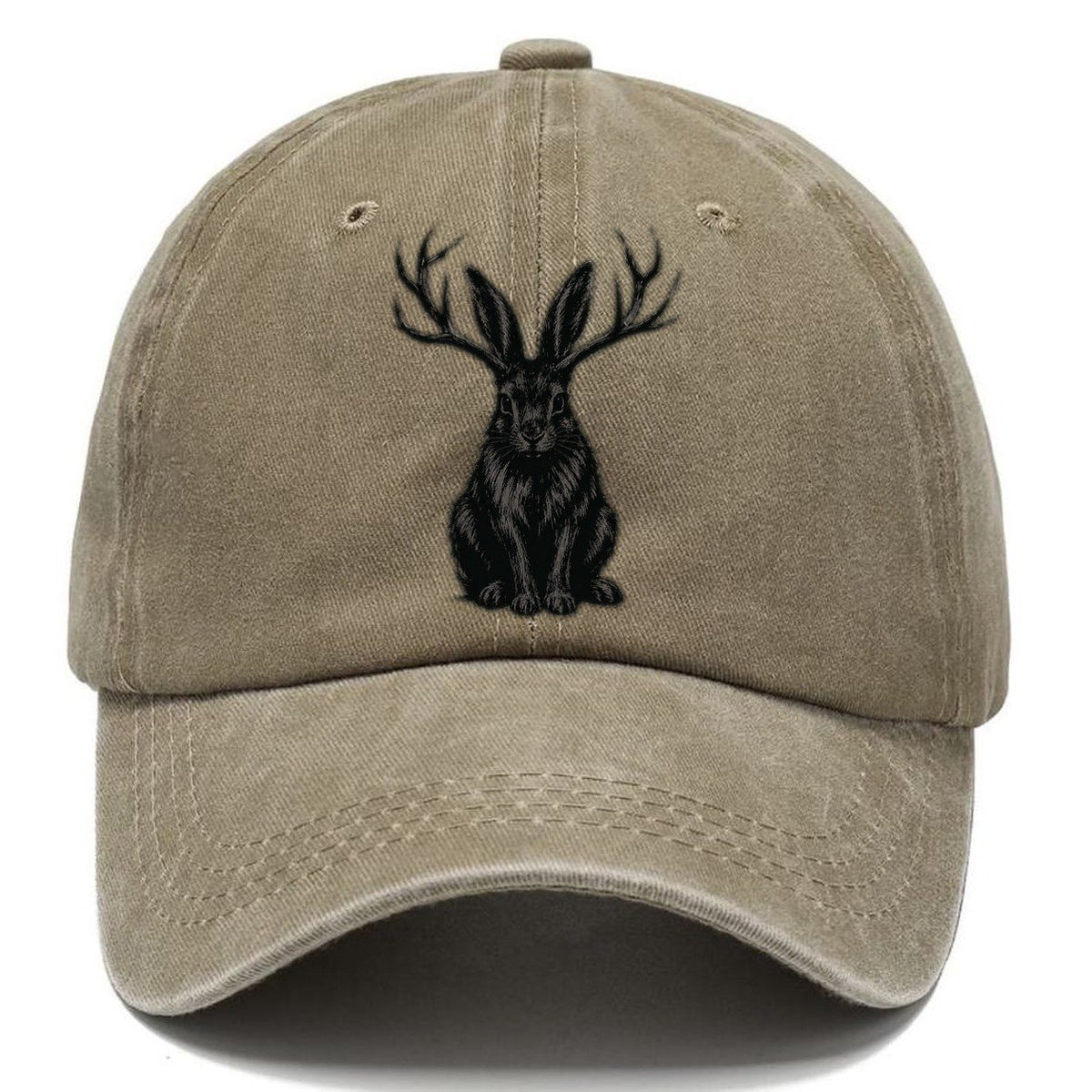 Jackalope Gestural Marks Classic Cap – Warm Sand