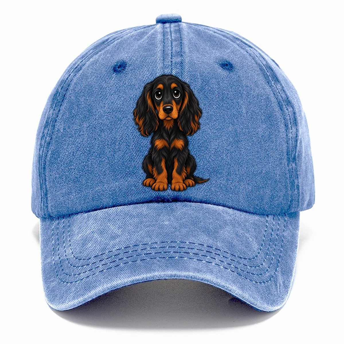 Gordon Setter Sitting Sweetheart Classic Cap – Summer Sky