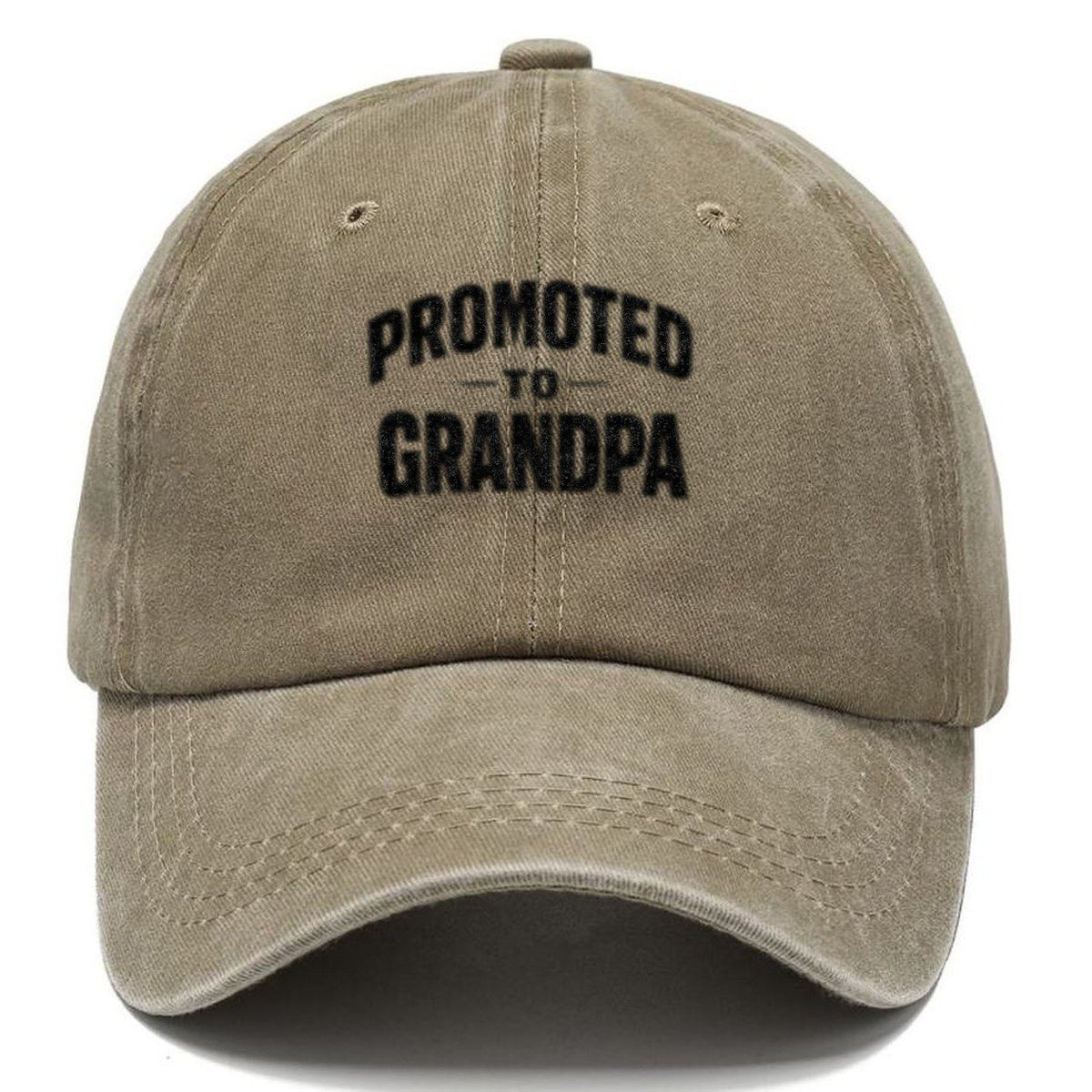 Promoted Grandpa Classic Cap – Warm Sand