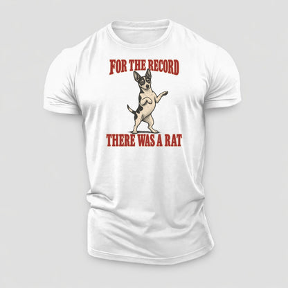 Rat Terrier Dog Declarations Cotton T-Shirt – White