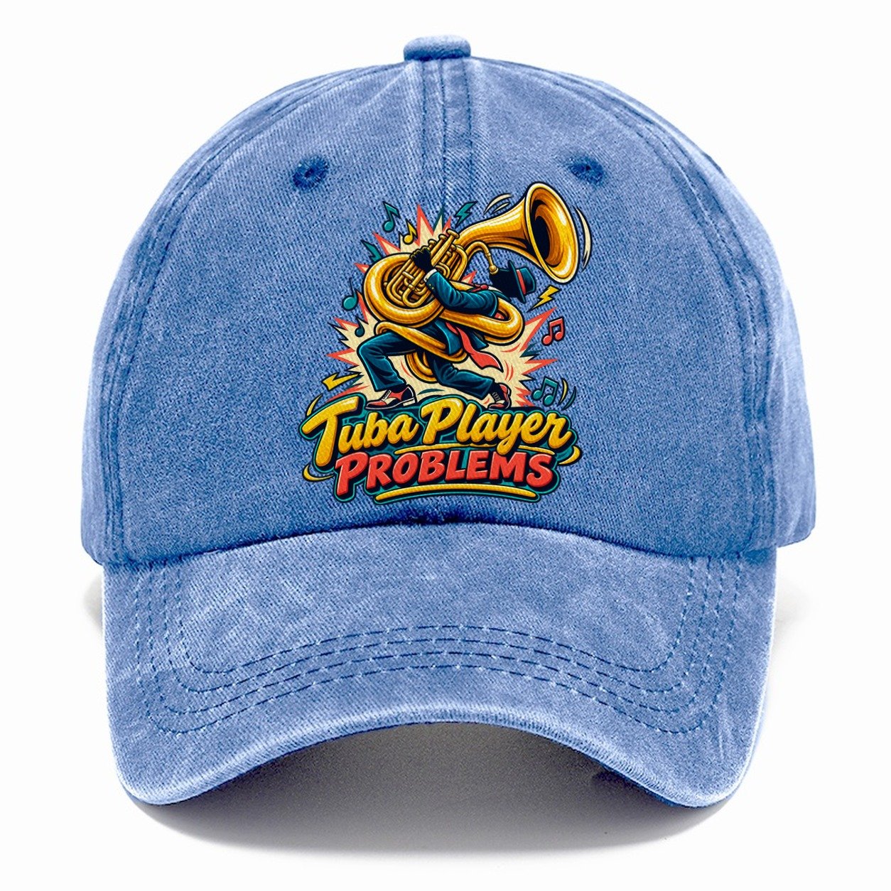 Tuba Player Problems Music Instruments Classic Cap – Summer Sky