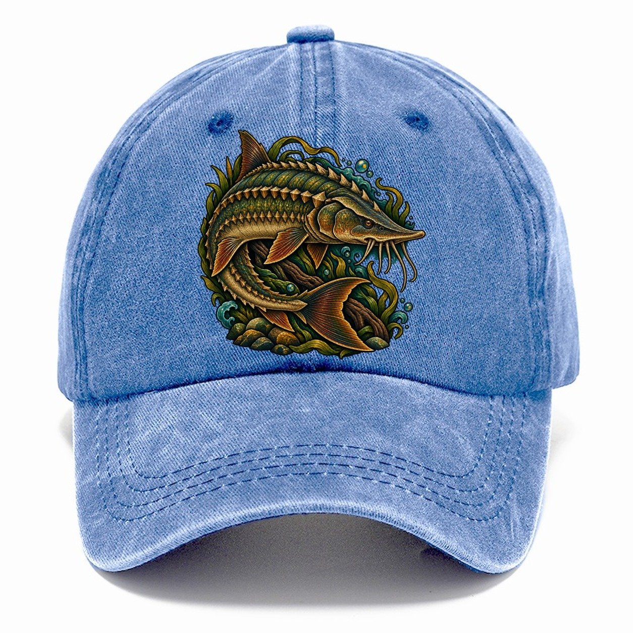 Lake Sturgeon Armor Fishing Club Classic Cap – Summer Sky