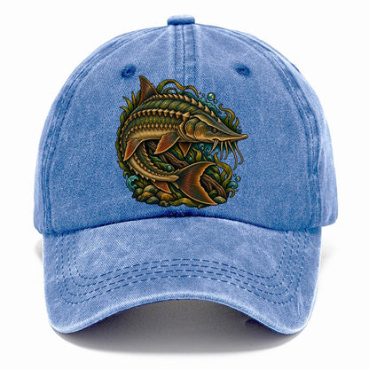 Lake Sturgeon Armor Fishing Club Classic Cap – Summer Sky