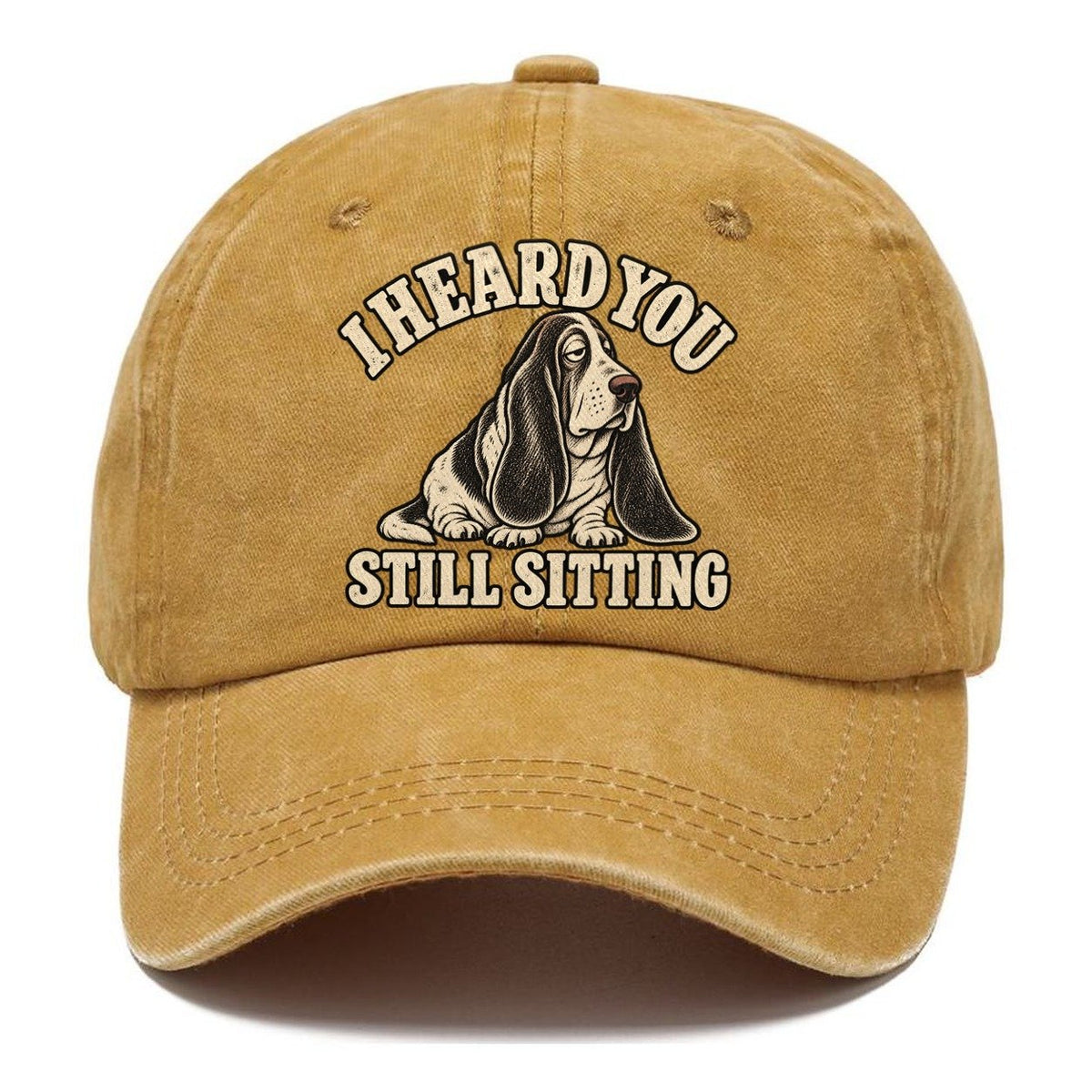 Basset Still Sitting Everyday Originals Classic Cap – Golden Harvest