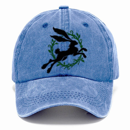 Celtic Hare Familiar Witch Magic Classic Cap – Summer Sky