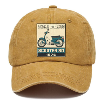 Ayame Scooter 80 Showa Speed Plates Classic Cap – Golden Harvest